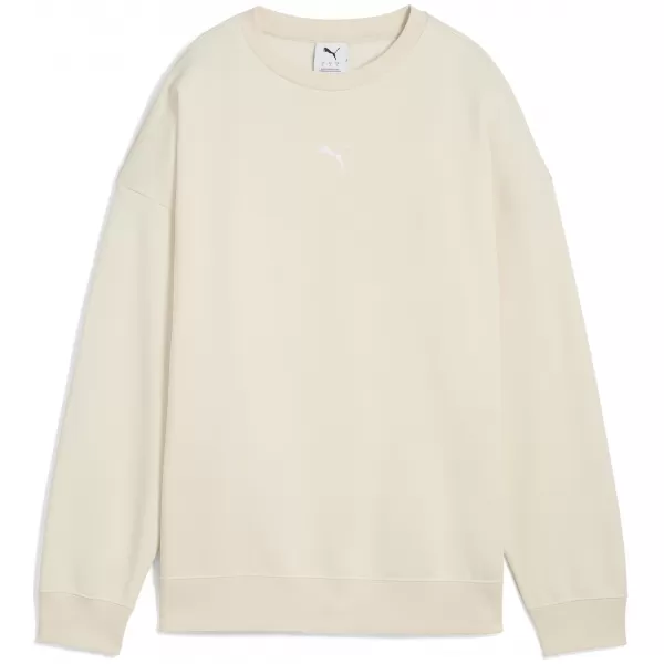  Dámska mikina PUMA ESS OVERSIZED CREW FL 68540087 VYSOKOHORSKÝ SNEH 