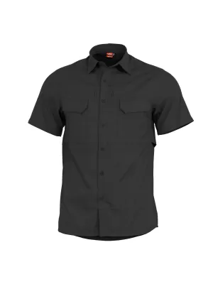 Pánska košeľa PENTAGON PLATO SHIRT SHORT K02019 ČIERNA