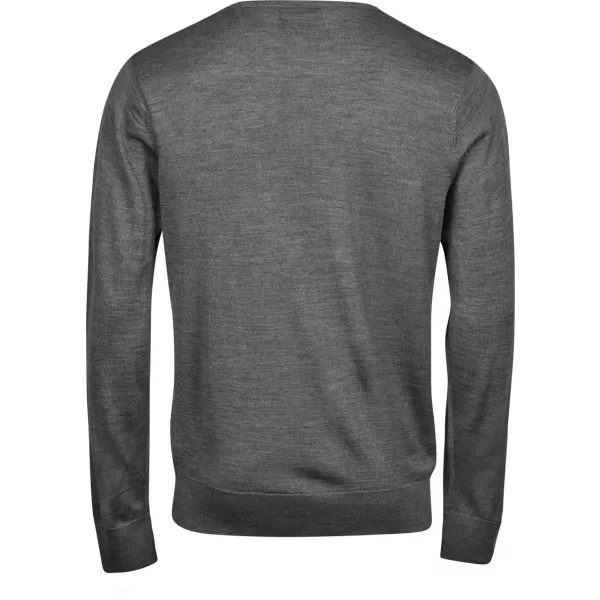  Pánsky sveter TEE JAYS | TJ 6000 GREY MELANGE 