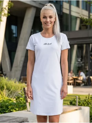 Dámske predĺžené prémiové tričko ALTISPORT VOJ/ALW075SAT02 BIELA