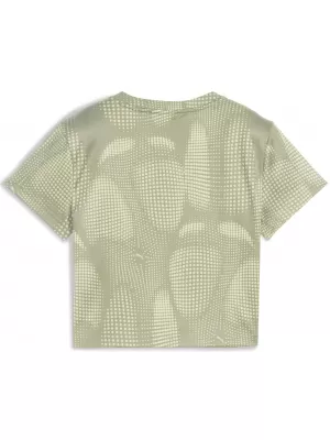 Dámske tričko PUMA DARE TO AOP BABY TEE 63214582 LUX ARMÁDA