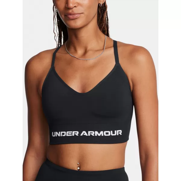  Dámska podprsenka UNDER ARMOUR VANISH SEAMLESS LOW BRA 1384417-001 ČIERNA 