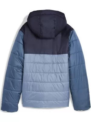 Sako PUMA ESS HOODED PADDED JACKET 68522634 STUDENÝ MODRÝ