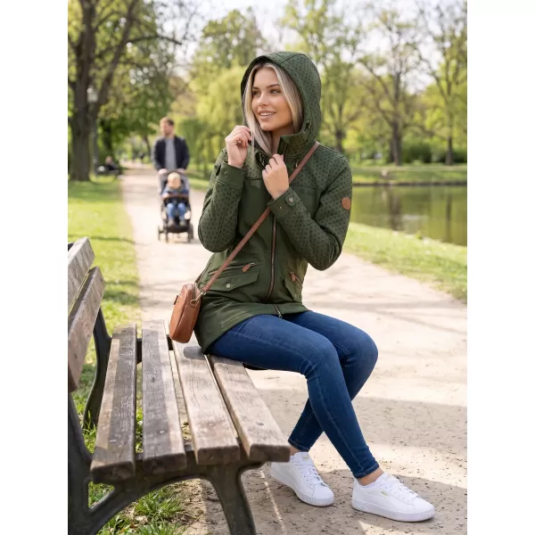  Dámska bunda softshell ALTISPORT GEMEE KHAKI 