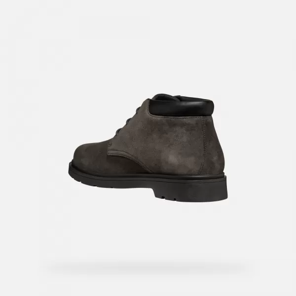  Pánske topánky GEOX SPHERICA EC1 G006529 TMAVOŠEDÁ 