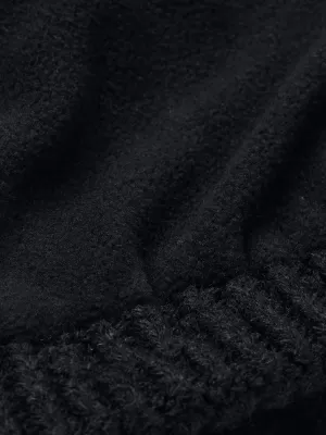 Dámska čiapka UNDER ARMOUR W HALFTIME CABLE KNIT BEANIE 1386639-001 ČIERNA