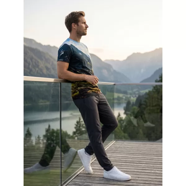  Pánska košeľa na voľný čas premium ALTISPORT VOJ/ALM116TR06 HORY 