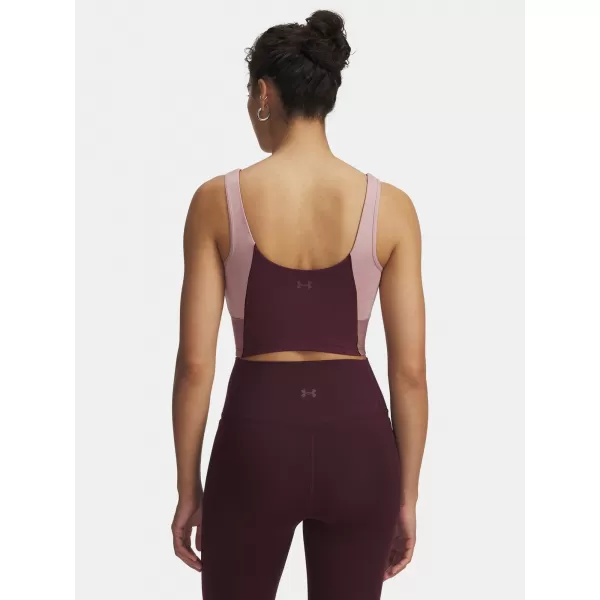  Dámske tielko UNDER ARMOUR MERIDIAN COLORBLOCK TANK 6004001-651 HNEDÁ 