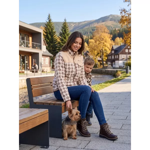  Dámska fleecová mikina ALTISPORT GENESIS BÉŽOVÁ 