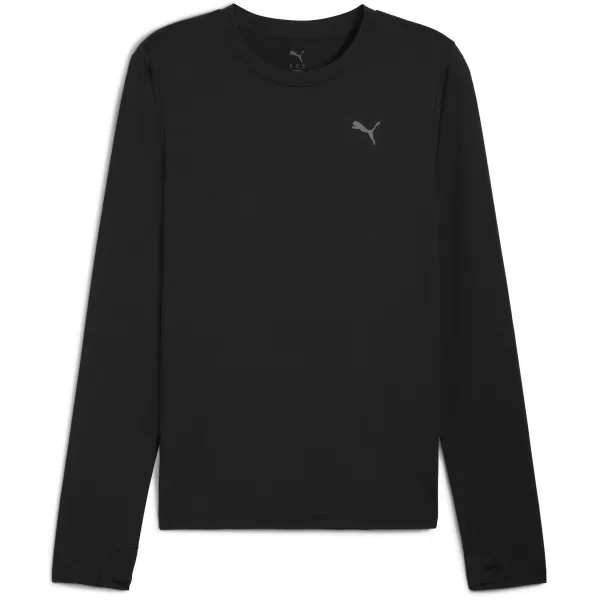  Pánske tričko PUMA M CLOUDSPUN LS TEE 52759101 PUMA ČIERNA 