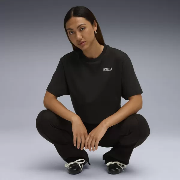  Tričko PUMA X ROSÉ TEE 63380601 PUMA BLACK 