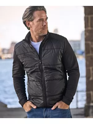 Pánska bunda TEE JAYS | TJ 9110 DEEP GREEN/BLACK