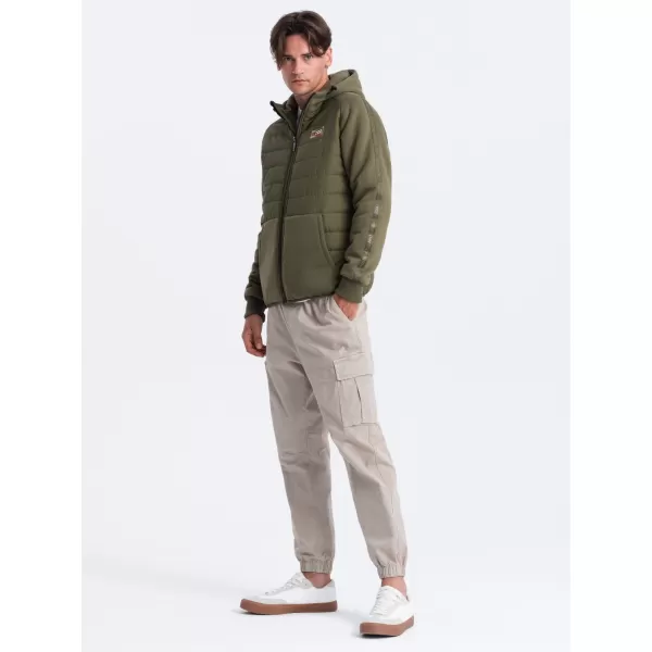  Pánska bunda OMBRE c601 olive 