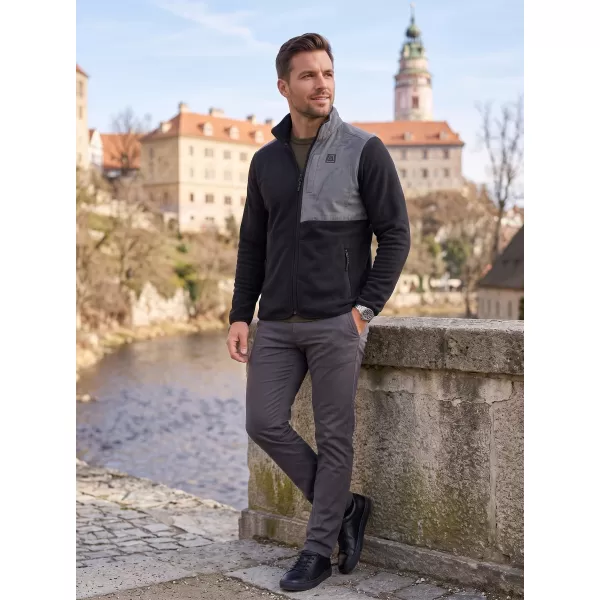  Pánska fleecová mikina ALTISPORT IKEG SIVÁ 