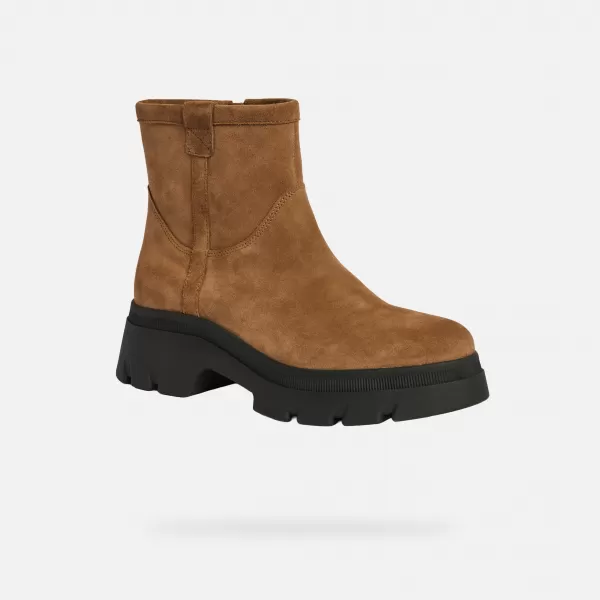  Dámske topánky GEOX PLUETTE G009562 SVETLO HNEDÁ 