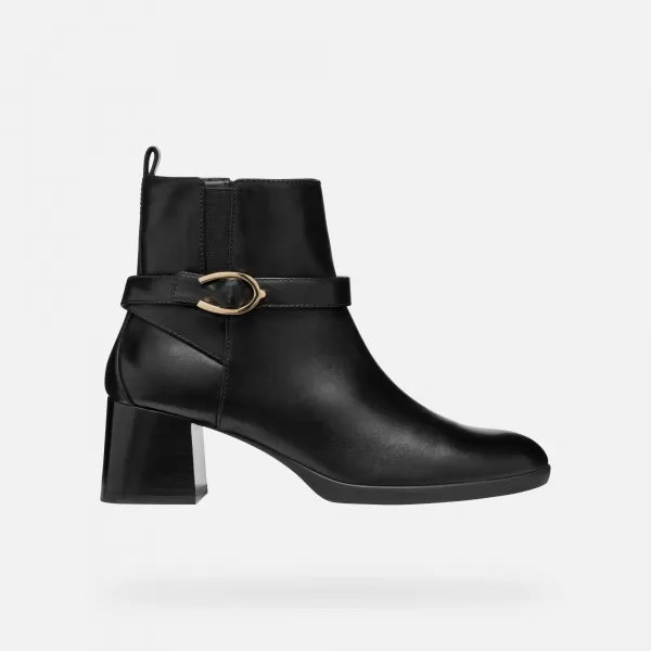  Dámske členkové čižmy GEOX WALK PLEASURE 55 G004564 ČIERNA 