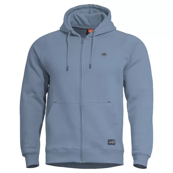  Mikina PENTAGON PHAETON HOOD ZIP SWEATER K09021 ÚSVITOVÁ MODRÁ 