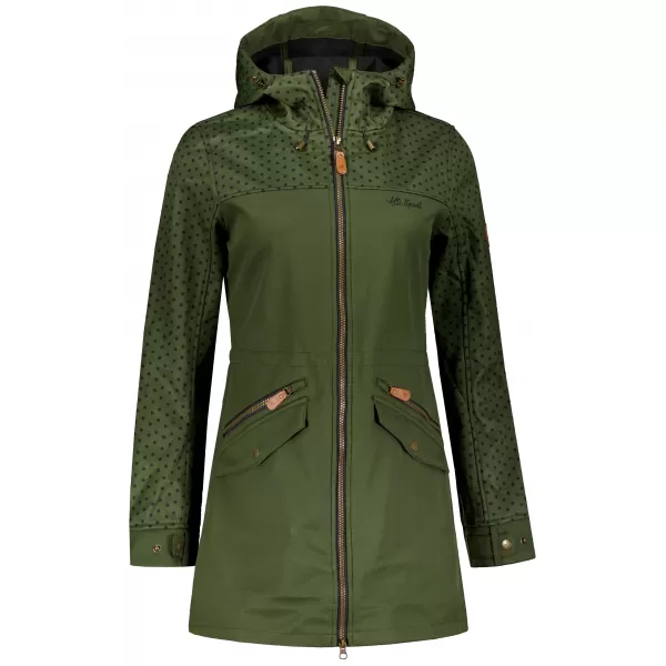  Dámska bunda softshell ALTISPORT GEMEE KHAKI 