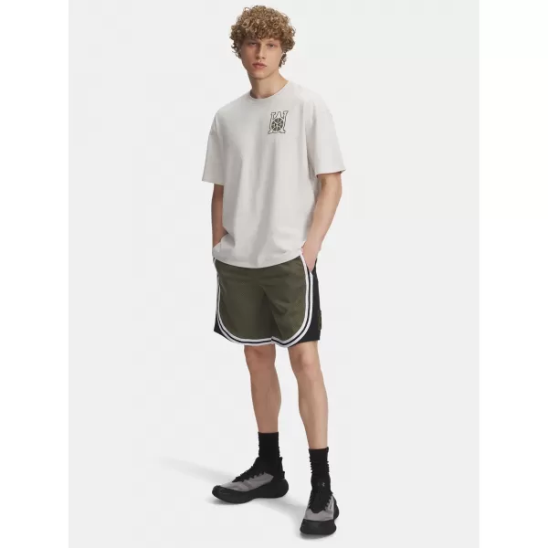 Pánske šortky UNDER ARMOUR UA M COURTSIDE SHORT 6004087-390 ZELENÁ 