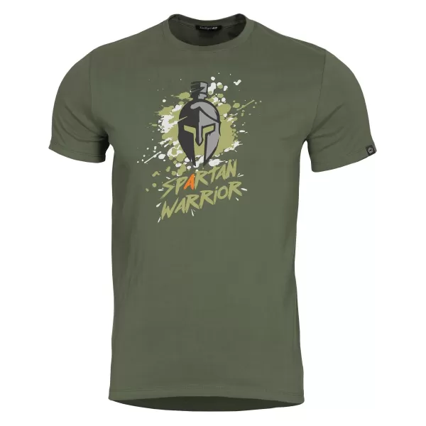  tričko PENTAGON AGERON SPARTAN WARRIOR K09012 OLIVOVO ZELENÁ 