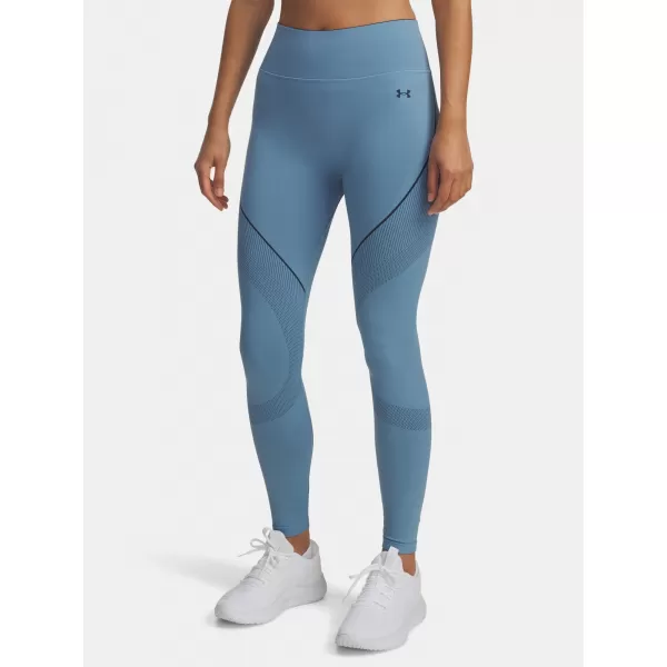  Dámske legíny UNDER ARMOUR UA VANISH SEAMLESS LEGGING 6000646-418 MODRÁ 