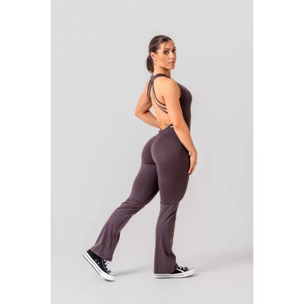  Shaping Flared overal OWN THE GYM 397 BROWN Nebbia 