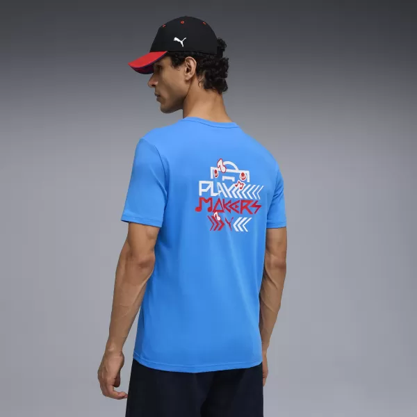  Tričko PUMA NEYMAR JR PLAYMAKER TEE 66032110 PUMA TÍM ROYAL/PUMA RED 