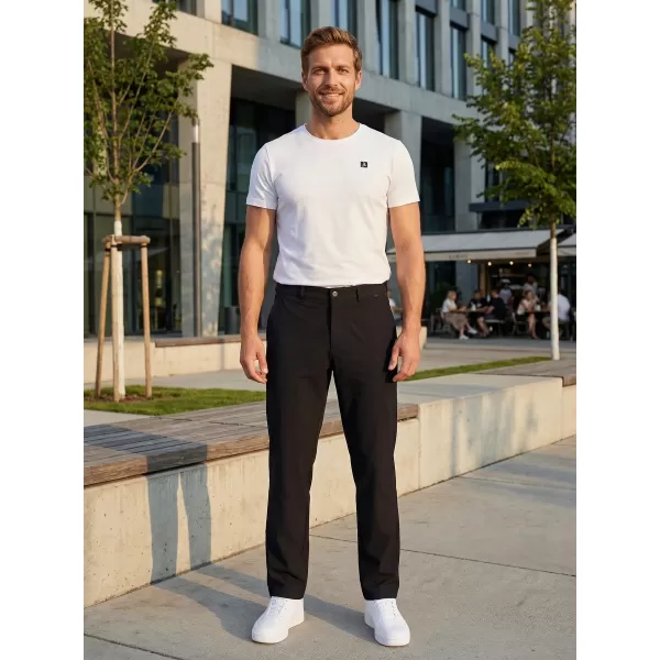  Pánske nohavice ALTISPORT ATS TROUSER SLIM-FIT ČIERNA 