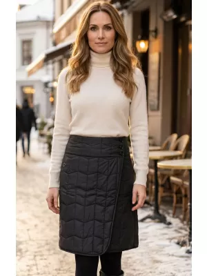 Dámska sukňa KIXMI VIVA ČIERNY