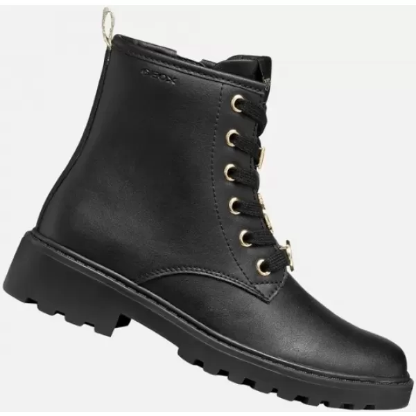  Dievčenské členkové čižmy GEOX B462LC022FUC0724 ČIERNA 
