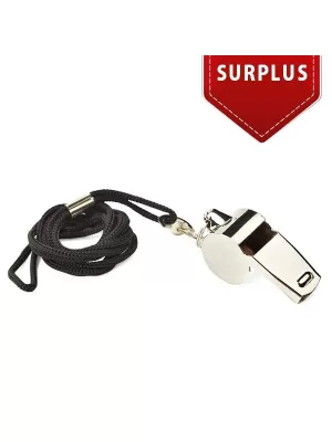 Píšťalka PENTAGON BRASS WHISTLE K25024 STRIEBRO