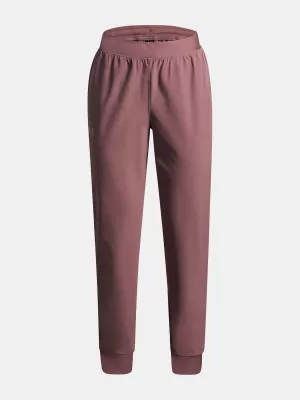 Dievčenské tepláky UNDER ARMOUR UA RIVAL WOVEN JOGGER 1384207-651 HNEDÁ