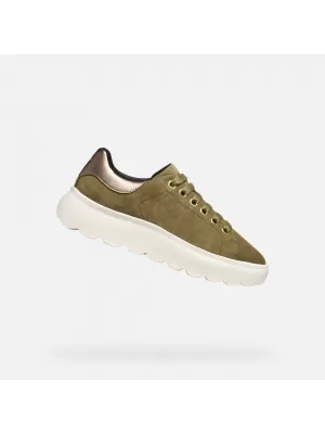 Dámske tenisky GEOX SPHERICA EC4.1 G009311 KAKI