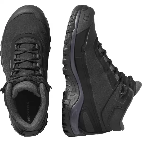  Dámske topánky SALOMON SHELTER WATERPROOF W ČIERNA/DEVÄŤ ŽELEZA/EXCALIBUR 