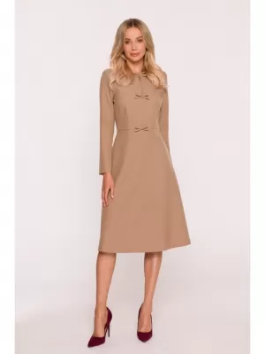 Šaty STYLOVE S413 BÉŽOVÁ