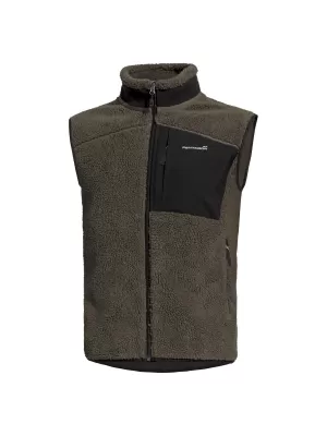 Pánska vesta PENTAGON SUMMIT SHERPA FLEECE VEST K04016 HNEDÁ ŠEDÁ