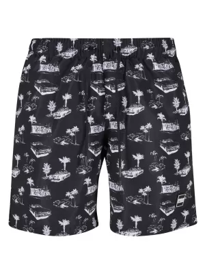 Kúpanie URBAN CLASSICS TB2679 ČIERNA/BIELA