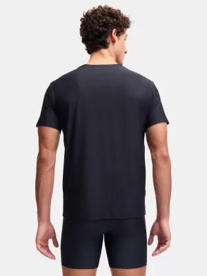 Pánske tričko UNDER ARMOUR M UA PERF TECH MESH CREW NECK-2PK 6007625-001 ČIERNA
