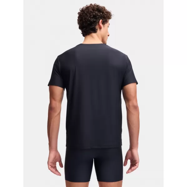  Pánske tričko UNDER ARMOUR M UA PERF TECH MESH CREW NECK-2PK 6007625-001 ČIERNA 