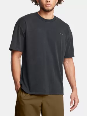 Pánske tričko UNDER ARMOUR UA M HW OS LOGO WASH SS 1389147-001 ČIERNA