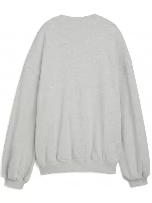 Dámska mikina PUMA X ROSÉ OVERSIZED CREW 63380310 PLOCHÝ SVETLO ŠEDÝ VRES