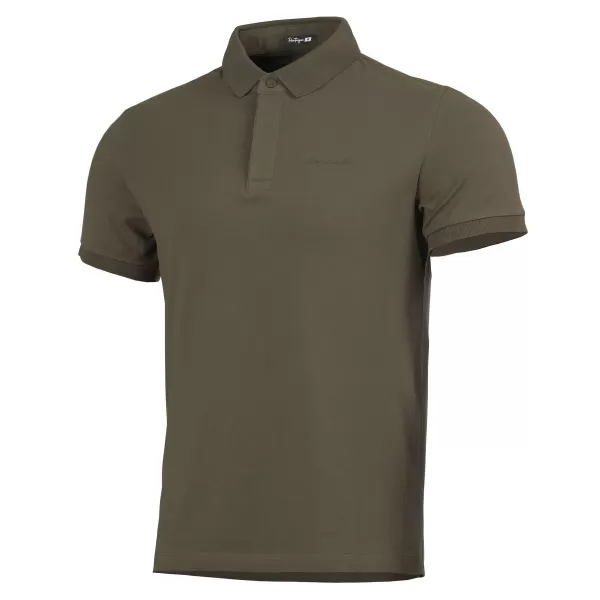  Pánske tričko s golierom PENTAGON VALOR POLO SHIRT K09051 HNEDÁ ŠEDÁ 