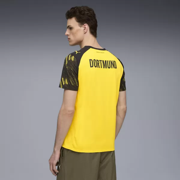  Mužský dres PUMA BVB HOME JERSEY REPLICA 78008801 FASTER YELLOW/ RÝCHLEJŠIA ŽLTÁ/PUMA ČIERNA 