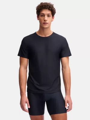 Pánske tričko UNDER ARMOUR M UA PERF TECH MESH CREW NECK-2PK 6007625-001 ČIERNA