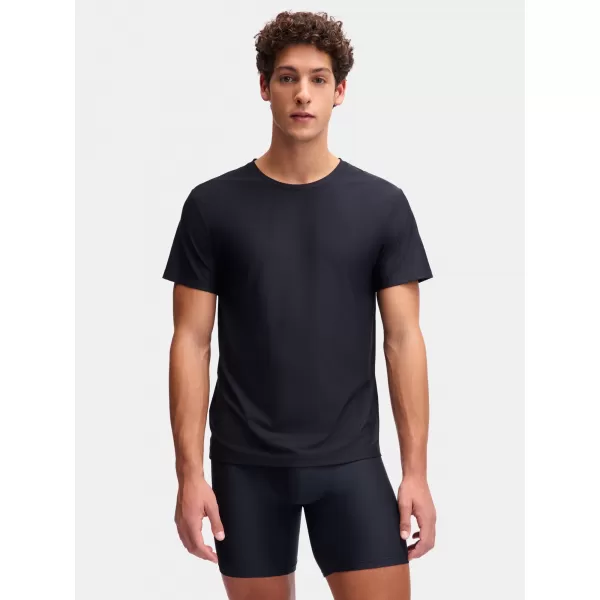  Pánske tričko UNDER ARMOUR M UA PERF TECH MESH CREW NECK-2PK 6007625-001 ČIERNA 