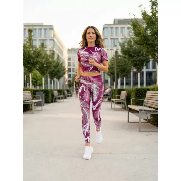  Dámsky prémiový crop top ALTISPORT VOJ/ALW001TR07 FUCHSIOVÁ FUCHSIOVÁ 