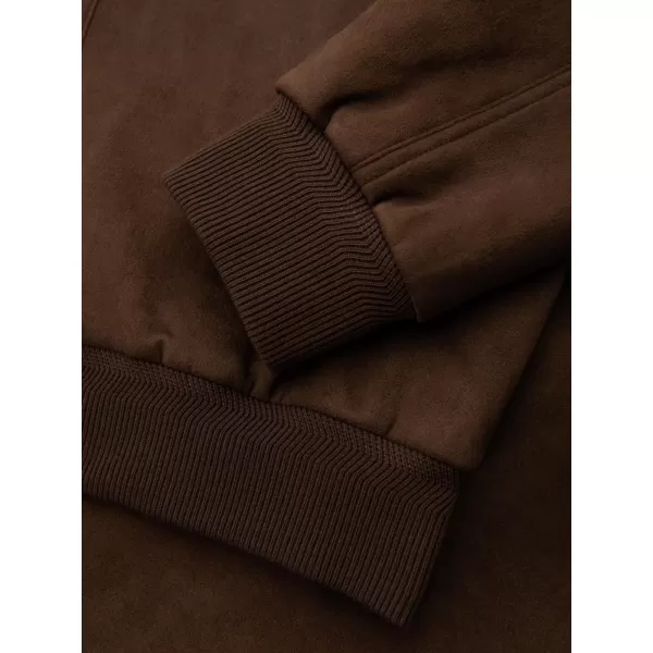 Pánská bunda OMBRE OM-JAFL-0109 HNEDÝ 