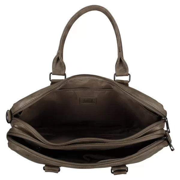  Taška ENRICO BENETTI ROTTERDAM 15 NOTEBOOK BAG STREDNE TAUPE 