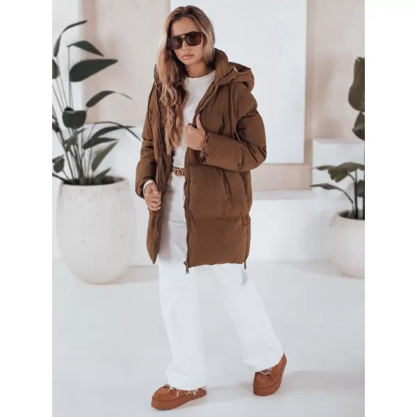  Dámska bunda DSTREET TY3245 KARAMEL 