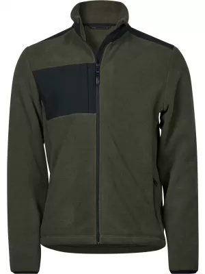 Pánska mikina TEE JAYS | TJ 9120 DEEP GREEN/BLACK